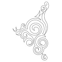 zig zag swirl element 001